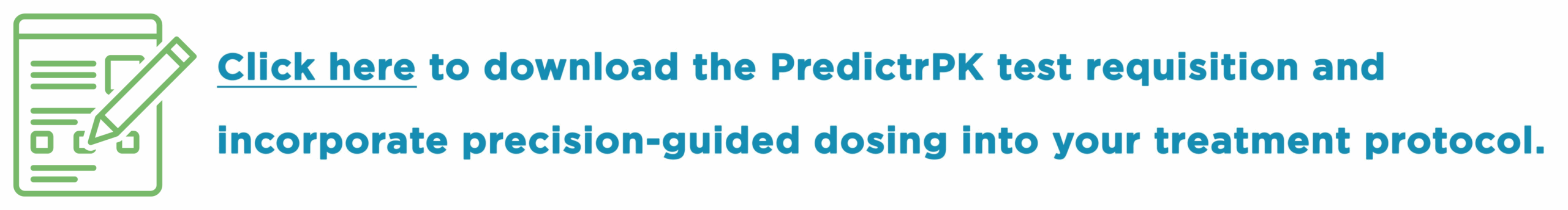 Prompt to click image to download the PredictrPK test requisition.