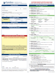 Hepatology General GI Test Requisition Thumbnail